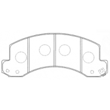 PN-4489 JNBK Колодки тормозные