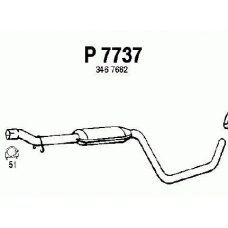 P7737 FENNO Средний глушитель выхлопных газов