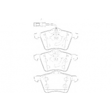 WBP23418A WAGNER LOCKHEED Комплект тормозных колодок, дисковый тормоз