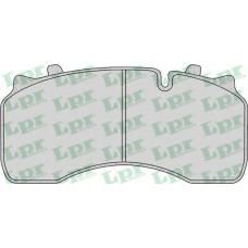 05P1183 LPR Комплект тормозных колодок, дисковый тормоз