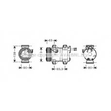 VOAK121 AVA Компрессор, кондиционер