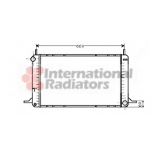 18002076 VAN WEZEL Радиатор, охлаждение двигателя