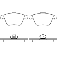 P 24 057 BREMBO Комплект тормозных колодок, дисковый тормоз
