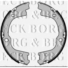 BBS6459 BORG & BECK Комплект тормозных колодок