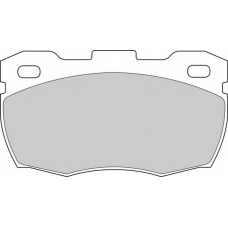 DBP200871 DURON Комплект тормозных колодок, дисковый тормоз