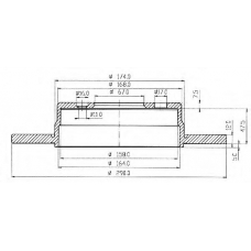 BDC4324 QUINTON HAZELL Тормозной диск