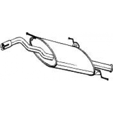 228-127 BOSAL Глушитель выхлопных газов конечный