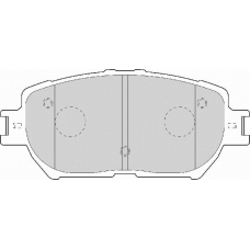 FD7065A NECTO Комплект тормозных колодок, дисковый тормоз