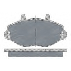 SP 223 PR SCT Комплект тормозных колодок, дисковый тормоз