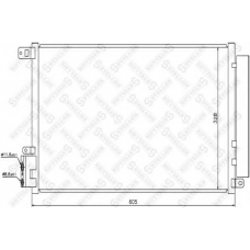 10-45658-SX STELLOX Конденсатор, кондиционер
