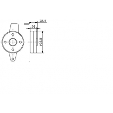 TKR 9095 TIMKEN Натяжной ролик, ремень грм