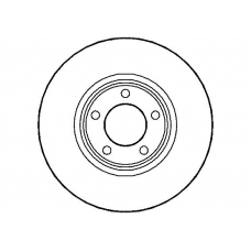 NBD909 NATIONAL Тормозной диск