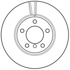 562717BC BENDIX Тормозной диск