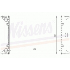 65041 NISSENS Охладитель, охлаждение двигателя