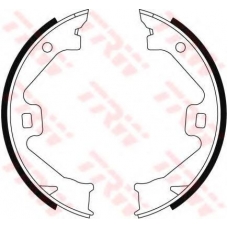 GS8469 TRW Комплект тормозных колодок, стояночная тормозная с