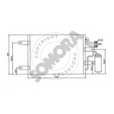 216060A SOMORA Конденсатор, кондиционер
