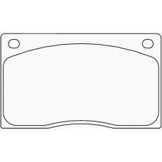 P 36 003 BREMBO Комплект тормозных колодок, дисковый тормоз