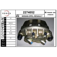 2274052 EAI Тормозной суппорт