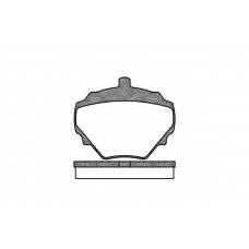 P1523.10 WOKING Комплект тормозных колодок, дисковый тормоз