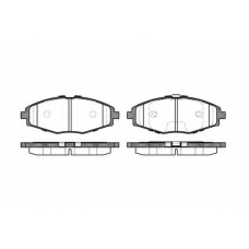0696.00 QUINTON HAZELL Комплект тормозных колодок, дисковый тормоз