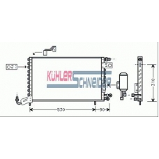 1320201 KUHLER SCHNEIDER Конденсатор, кондиционер