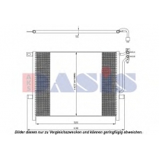 052017N AKS DASIS Конденсатор, кондиционер
