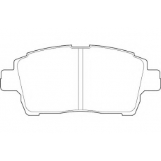 WBP23510A WAGNER LOCKHEED Комплект тормозных колодок, дисковый тормоз