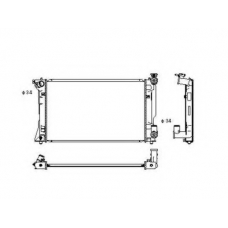 53398 NRF Радиатор, охлаждение двигателя
