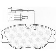 BP665 QH Benelux Комплект тормозных колодок, дисковый тормоз