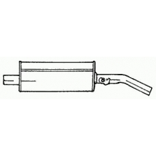 50613 SIGAM Глушитель выхлопных газов конечный