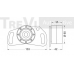 TD1576 TREVI AUTOMOTIVE Натяжной ролик, ремень ГРМ