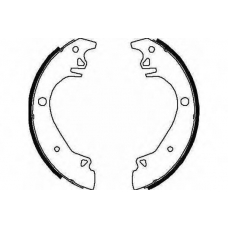 GS6217 TRW Комплект тормозных колодок