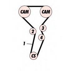 QBK538 QUINTON HAZELL Комплект ремня грм