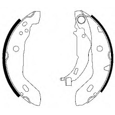 BBF1043 QUINTON HAZELL Комплект тормозных колодок