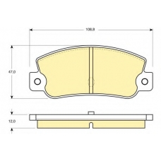 6103603 GIRLING Комплект тормозных колодок, дисковый тормоз