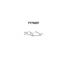 TY70097 VENEPORTE Глушитель выхлопных газов конечный