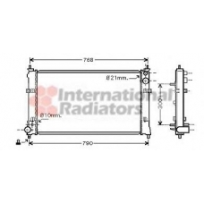 27002182 VAN WEZEL Радиатор, охлаждение двигателя