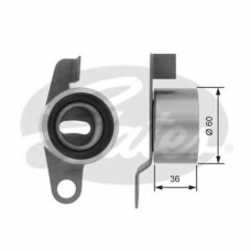 T41276 GATES Натяжной ролик, ремень грм