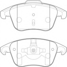DBP341972 DURON Комплект тормозных колодок, дисковый тормоз