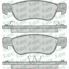 05P052 LPR Комплект тормозных колодок, дисковый тормоз