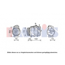 852713N AKS DASIS Компрессор, кондиционер