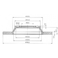 BDC4578 QUINTON HAZELL Тормозной диск