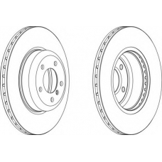 DDF1811-1 FERODO Тормозной диск