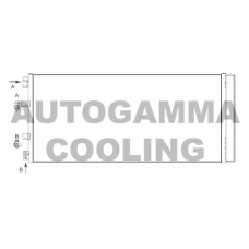 105714 AUTOGAMMA Конденсатор, кондиционер