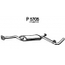 P5705 FENNO Средний глушитель выхлопных газов