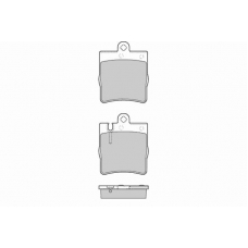 12-0936 E.T.F. Комплект тормозных колодок, дисковый тормоз