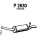 P2630 FENNO Глушитель выхлопных газов конечный