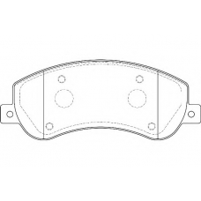WBP24484A WAGNER LOCKHEED Комплект тормозных колодок, дисковый тормоз
