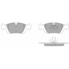 FBP-0741-01 FREMAX Комплект тормозных колодок, дисковый тормоз