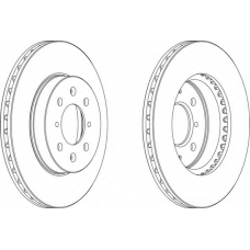 DDF871-1 FERODO Тормозной диск